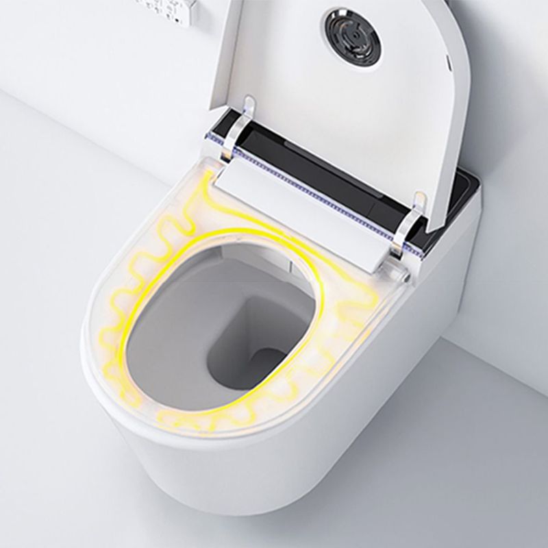 15.55" L Smart Bidet Elongated with Water Pressure Control Toilet