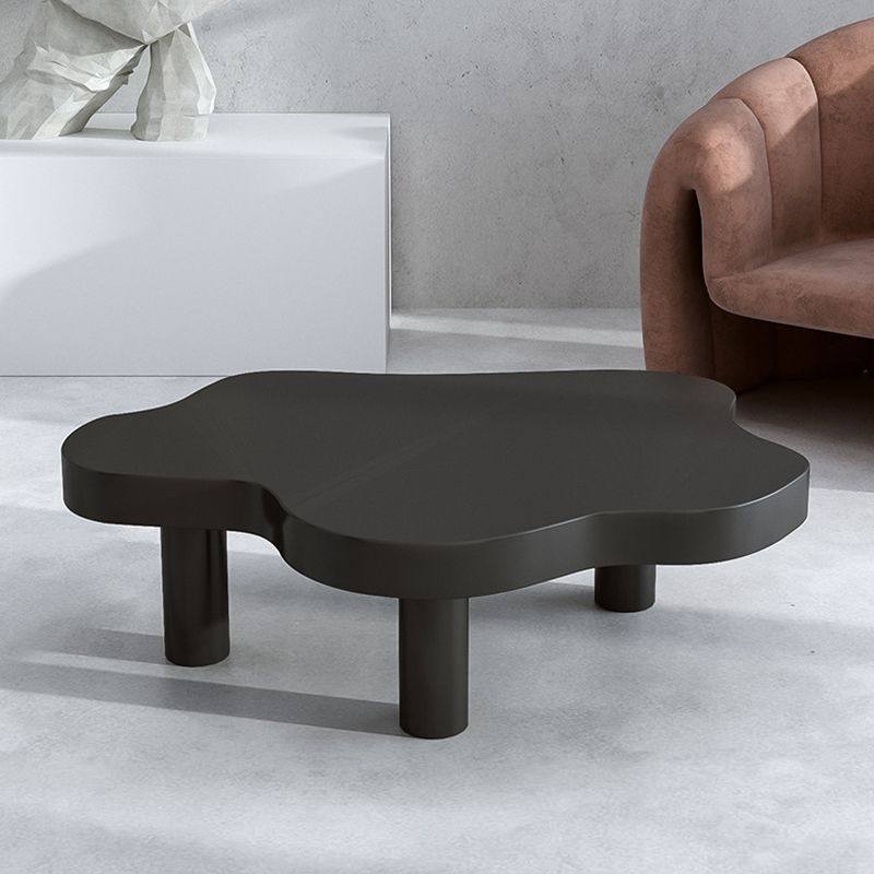 Nordic Coffee Table 3 Legs Solid Wood Geometric Single Coffee Table