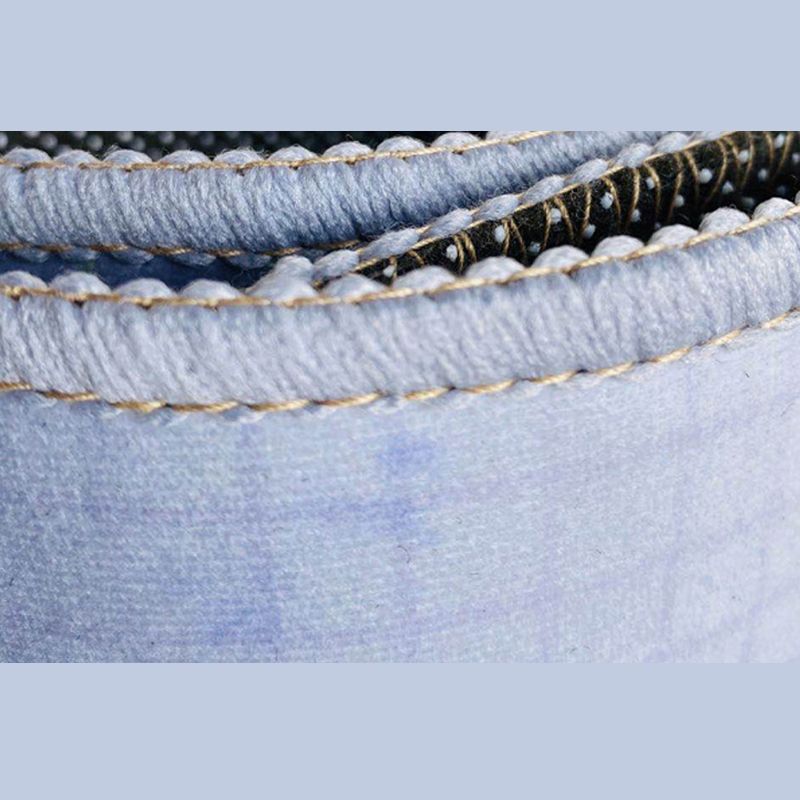 Contemporary Living Room Rug Geometric Area Rug Polyester Non-Slip Backing Carpet