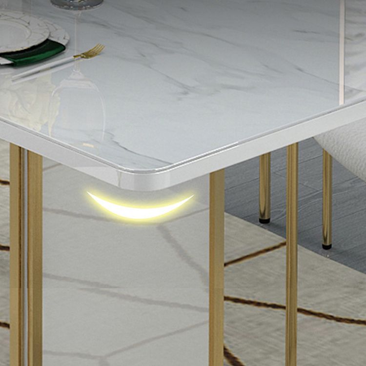 1/2/3/7 pc's moderne eetkamer set met rechthoekige druppel tafel dinette set