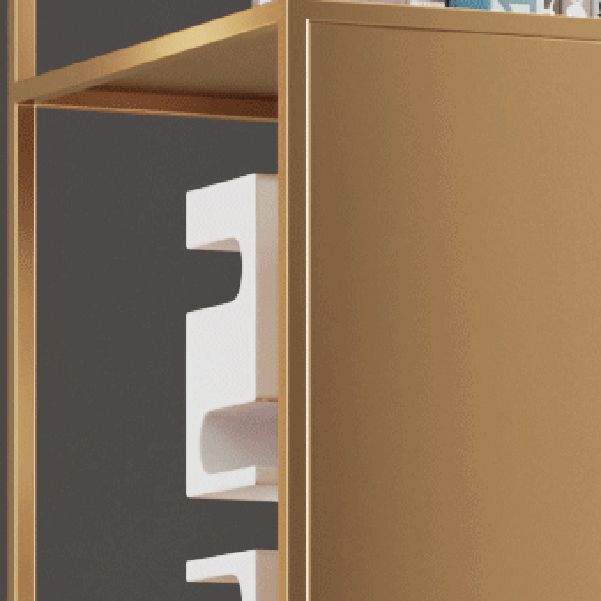 Modern Standard Book Shelf Metal Open Shelf Bookcase with Shelves for Home Office