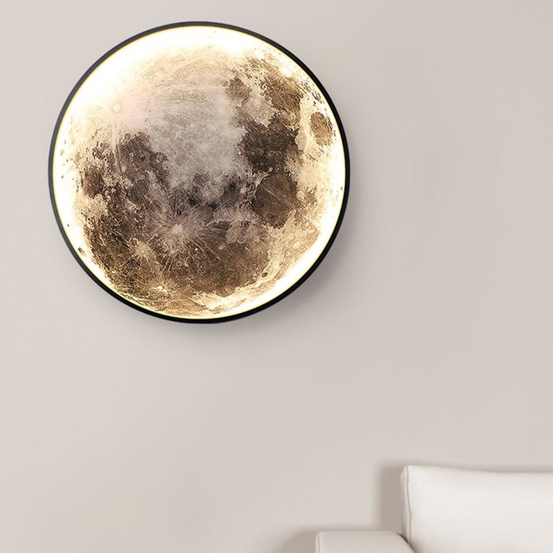 Contemporary Circle LED Wall Light Household Wall Lighting Fixture for Living Room