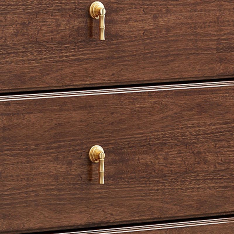 15.6-inch American Traditional Dresser Solid Wood Storage Chest Dresser
