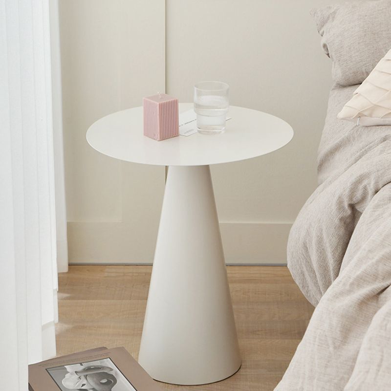 Pedestal Cocktail Table Set Mid-Century Metal Round Coffee Table