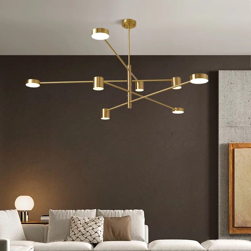 Acrylic Contemporary Pendant Lighting Fixtures Bronze Sputnik Hanging Lights