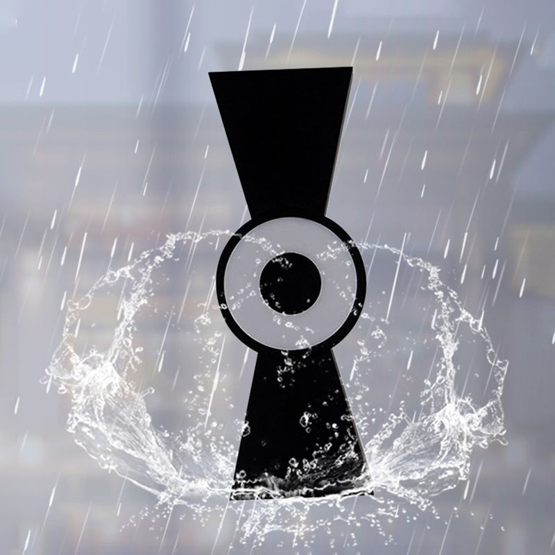 2-Light LED Waterproof Wall Lamp in Modern Creative Style Aluminium Wall Sconce for Exterior Spaces