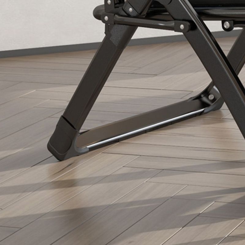 Metal Recliner Chair with Arm Contemporary foldable Chair for Bedroom