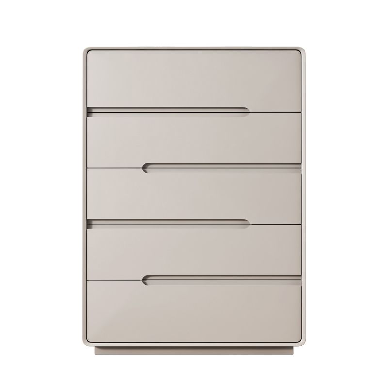 Contemporary Storage Chest Dresser Solid Wood Dresser with Drawers