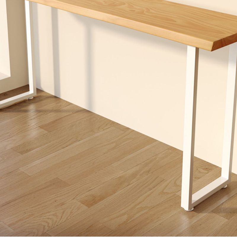 Contemporary Solid Wood Rectangle Bar Wine Table for Living Room