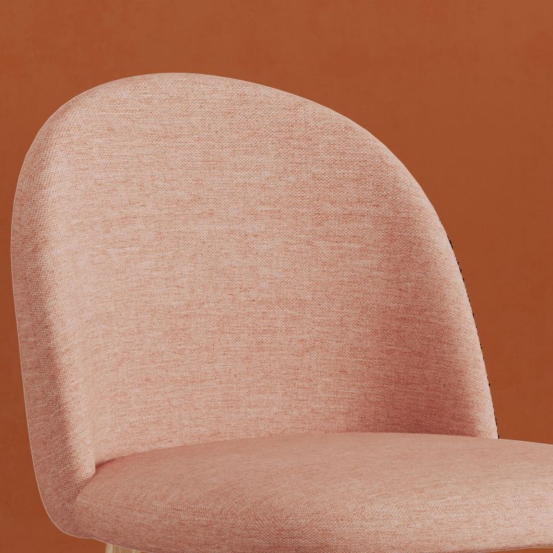 Chaise d'appoint contemporaine pour la maison, chaise de salle à manger en métal à dossier Parsons pour un usage domestique