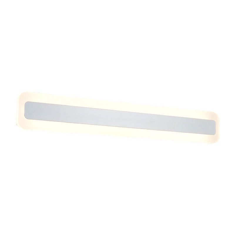 White Strip Mirror Light Nordic Style Metal LED Wall Sconce for Bathroom