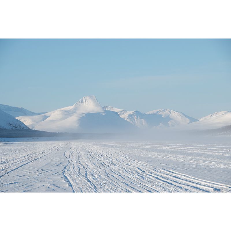 Home Decoration Mountain View Mural Moisture Resistant Wall Covering