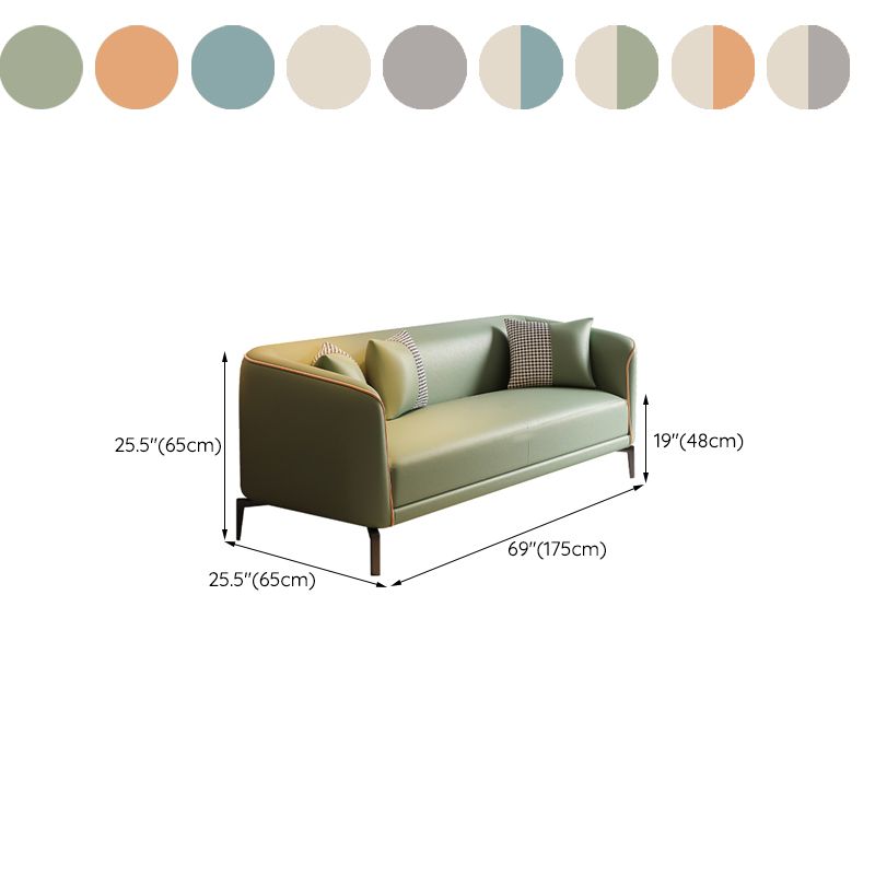 25" Wide Contemporary Sofa Bed Cushions Seating with Pillows