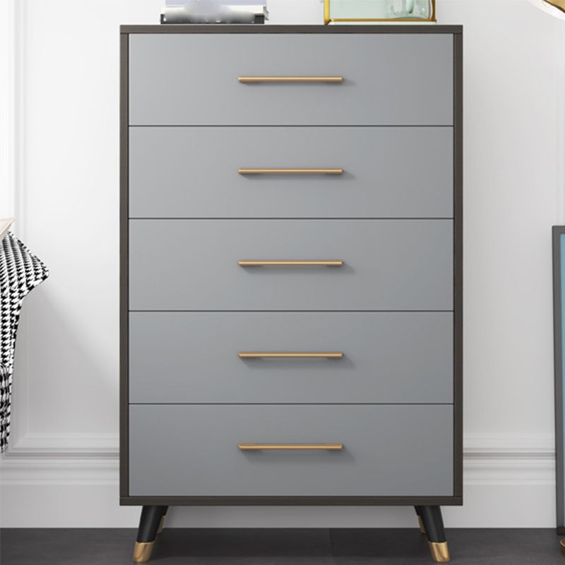Modern Accent Chest 15.75 inch Wide  with Soft Close Drawers in Grey