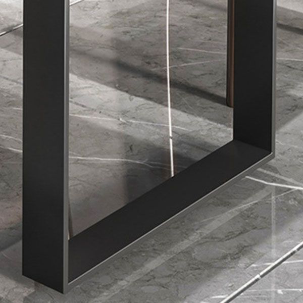 Dark Brown Solid Wood Top Dining Table Set 1/2/3/5/7 Pieces Industrial Dinette Set