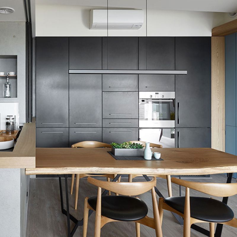 Candelier de techo LED moderno comedor nórdico Luz colgante lineal larga