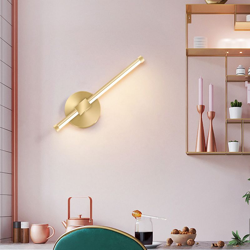 Modern Style Linear Wall Sconces Metal Multi Lights LED Light Fixture