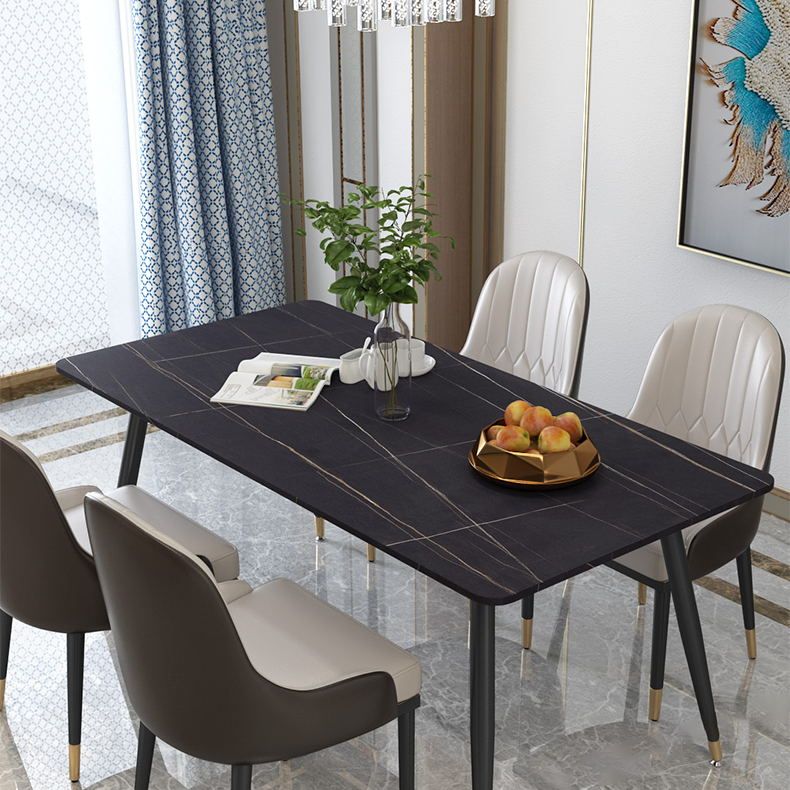 Modern 1/2/5/6/7 Pieces Dining Set Stone Top Dining Furniture Set