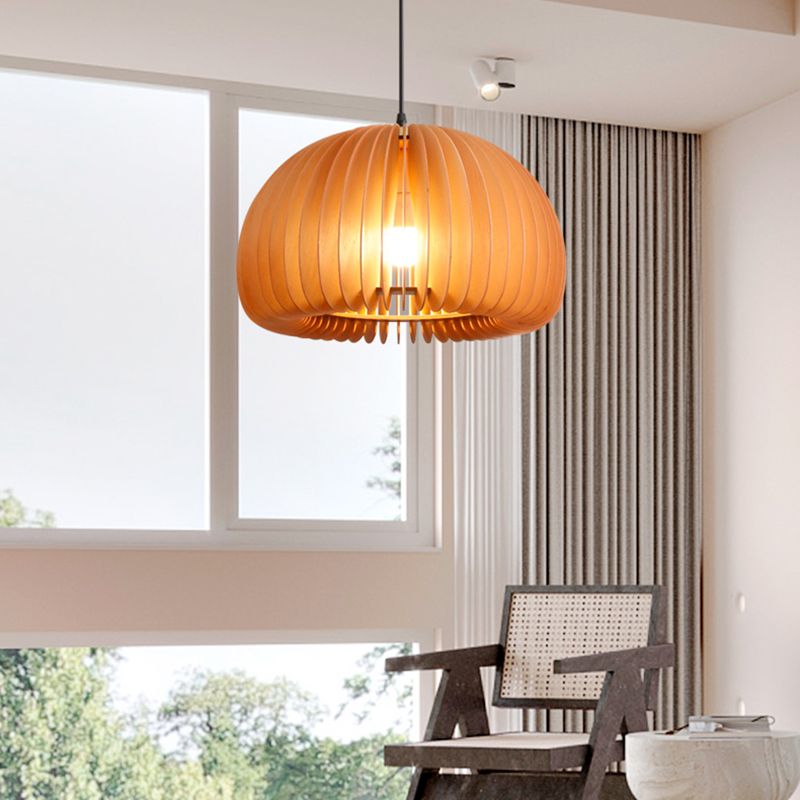 Bois Nordique Pendre moderne Light 1-Light Plafond Plafond pour salle à manger