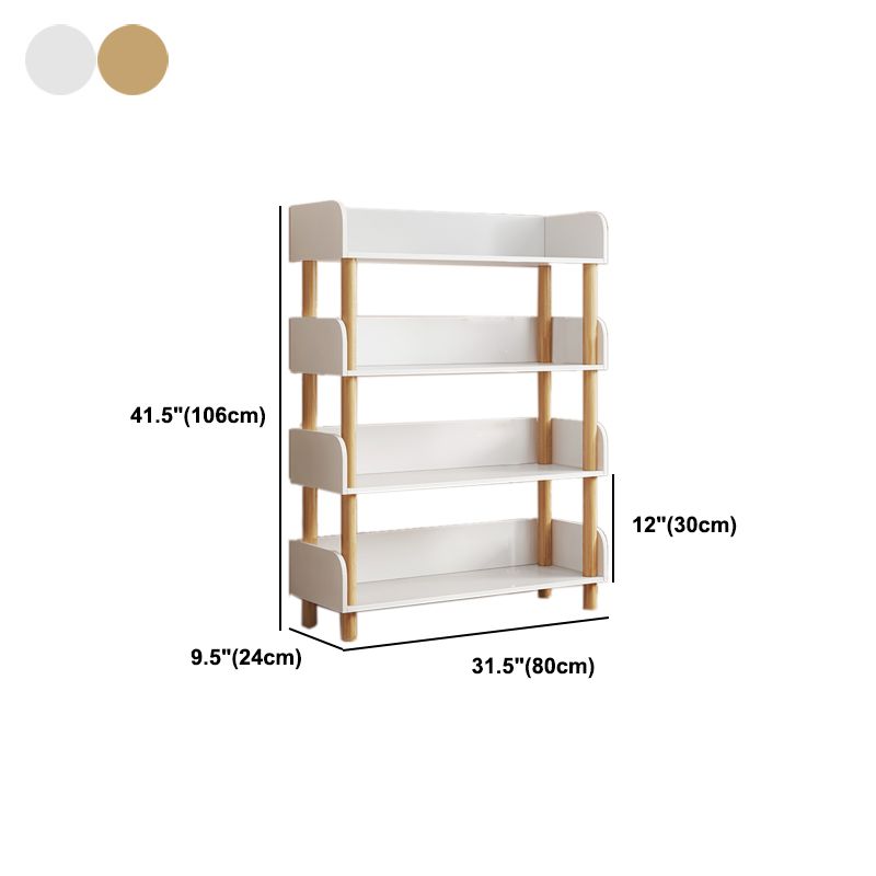Open Wooden Bookcase Modern Minimalist Home Living Room Bookshelf