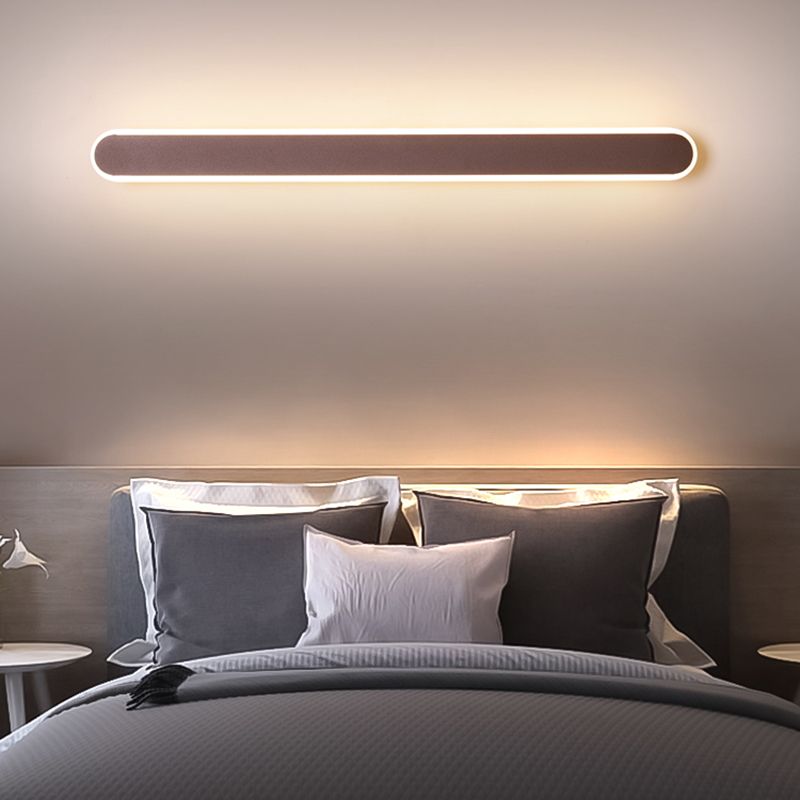 Modern LED Wall Mount Light 1-Light Wall Light with Acrylic Shade for Bedroom