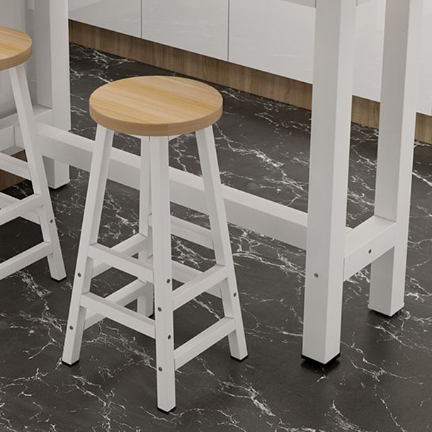 Rectangle Top Bar Dining Table Modern Bar Dining Table with Trestle Base