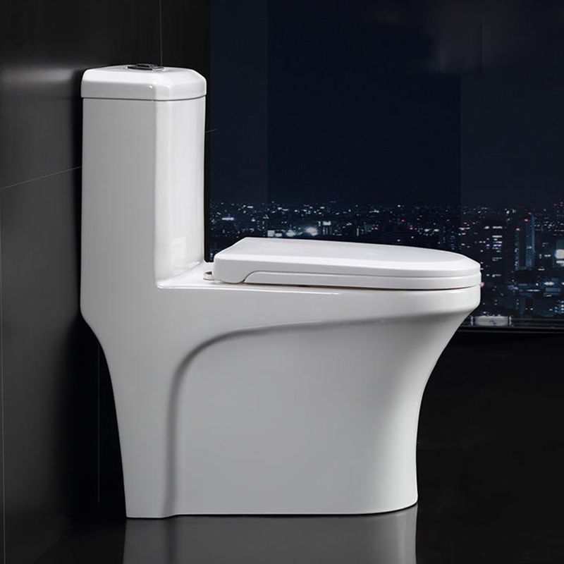 Modern Seat Included Flush Toilet 1-Piece Urine Toilet for Bathroom