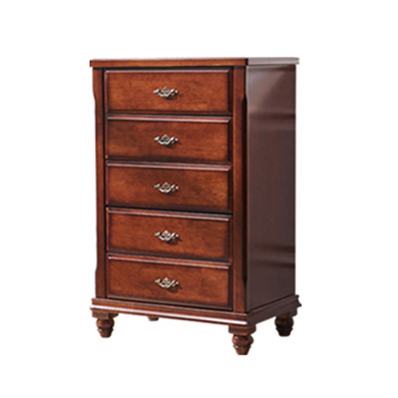 Traditional Storage Chest Solid Wood Dresser with 3/4/5 Drawers