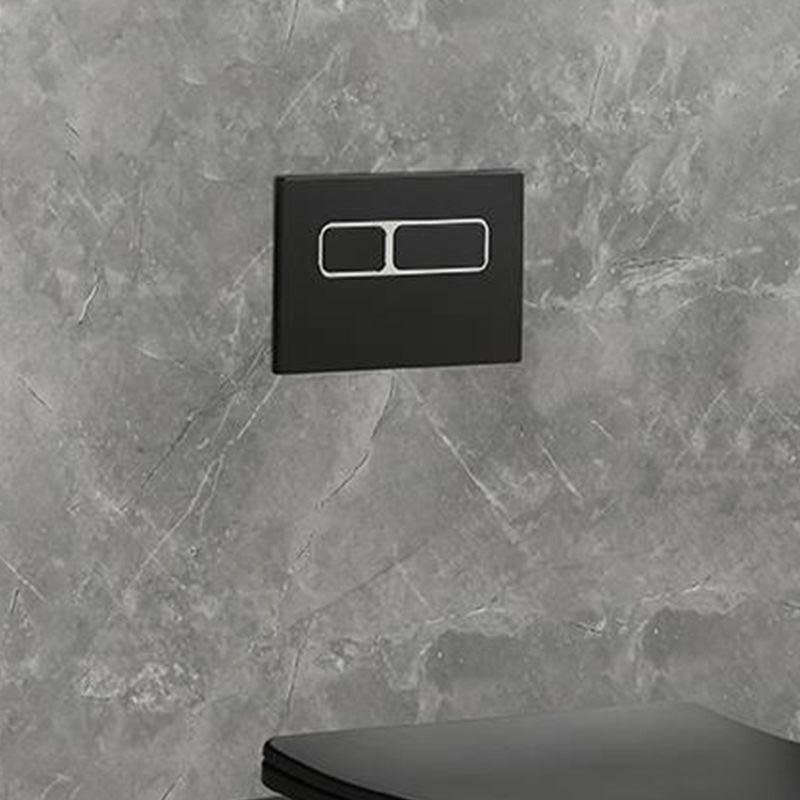 Wall Mount Flush Toilet One-Piece Toilet Contemporary Porcelain Toilet