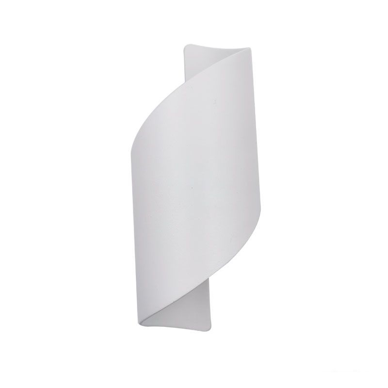 Contemporary Style Wrapped Wall Mounted Light Metal 2 Lights Wall Washer Sconce