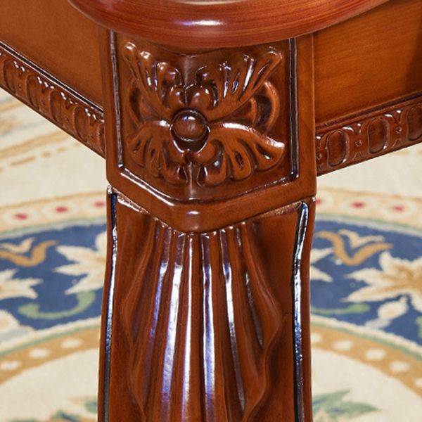 Solid Wood Victorian Rectangular Table Indoor Table with 4 Legs