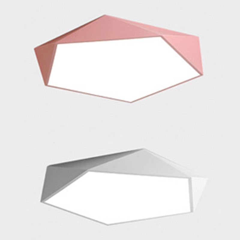 Nordic flushmountlights plafonnier macaron coloré pour salon
