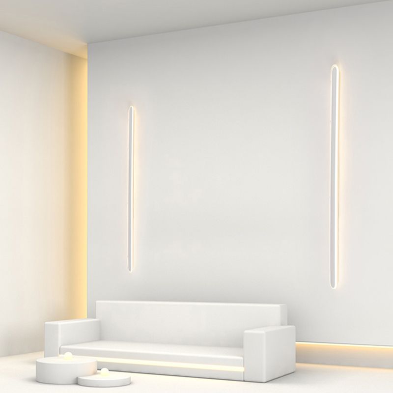 Moderno striscia a led soffitto luce metall