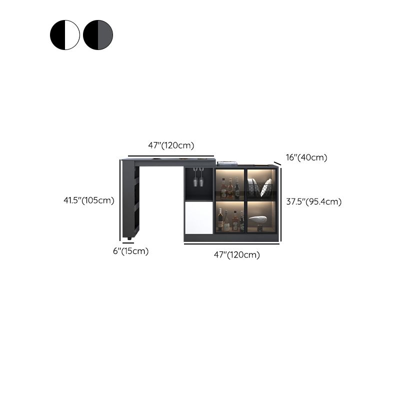 Contemporary Style Rectangle Wood Bar Height Table for Living Room