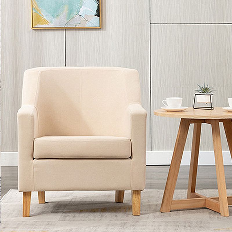 Synthetic Arm Chair 27.55" L x 24.40" W x 31.49" H  Accent Armchair for Living Room