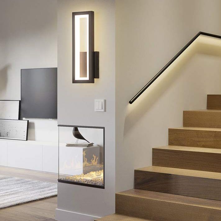 Moderne lineare Wandleuchte kreative Wandleuchten für Hotel Schlafzimmer Wohnzimmer