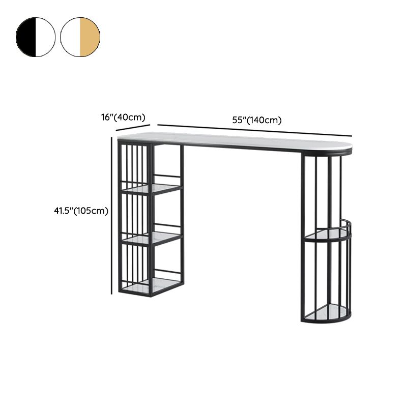 Glam Style Stone Pub Dining Set Specialty 1/2/3 Pcs Pub Set for Indoor