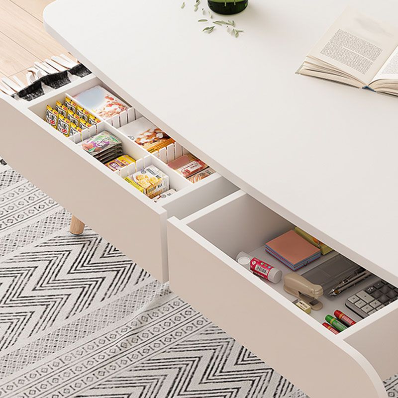 Modern Wooden Rectangular/Geometric Coffee Table with Storage Cocktail Table
