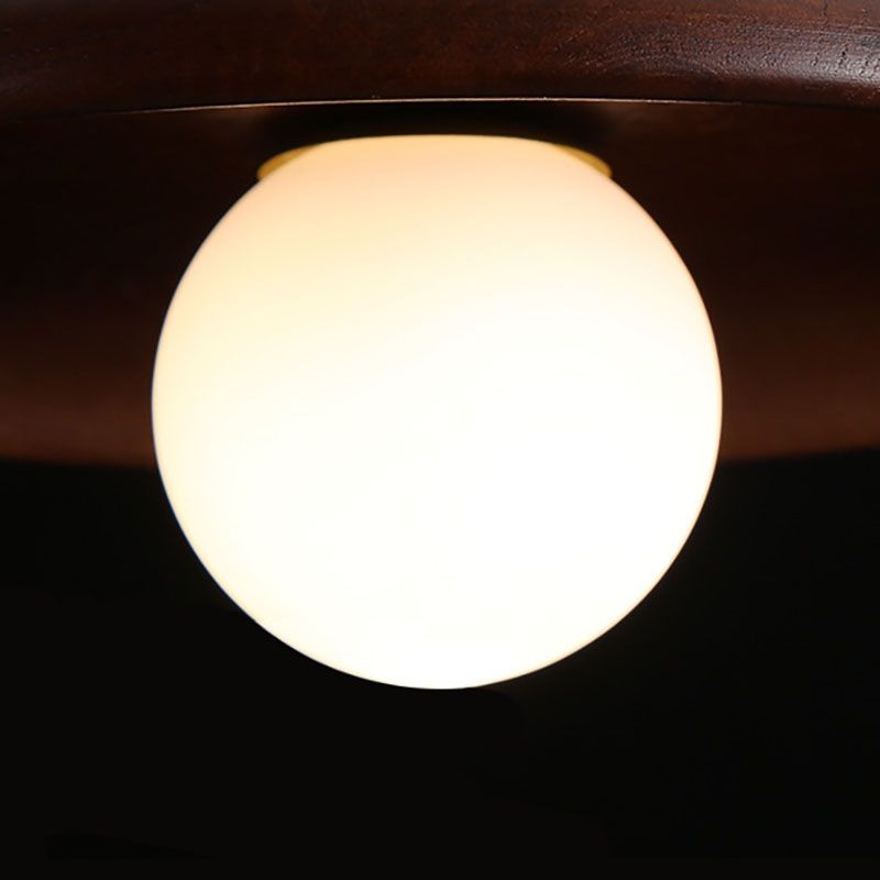 Modern Simplicity Wall Sconce Wooden 1-Light Wall Light for Interior Spaces