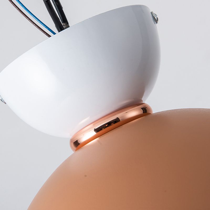 Modernist Flush Mounted Ceiling Lights Opal Glossy Shade Flush Mount Lighting