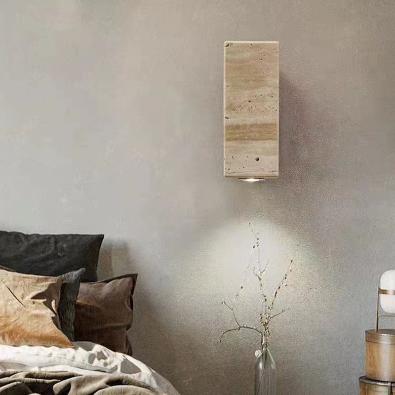 Contemporary Single Brown Wall Mounted Sconce Unique Wall Light