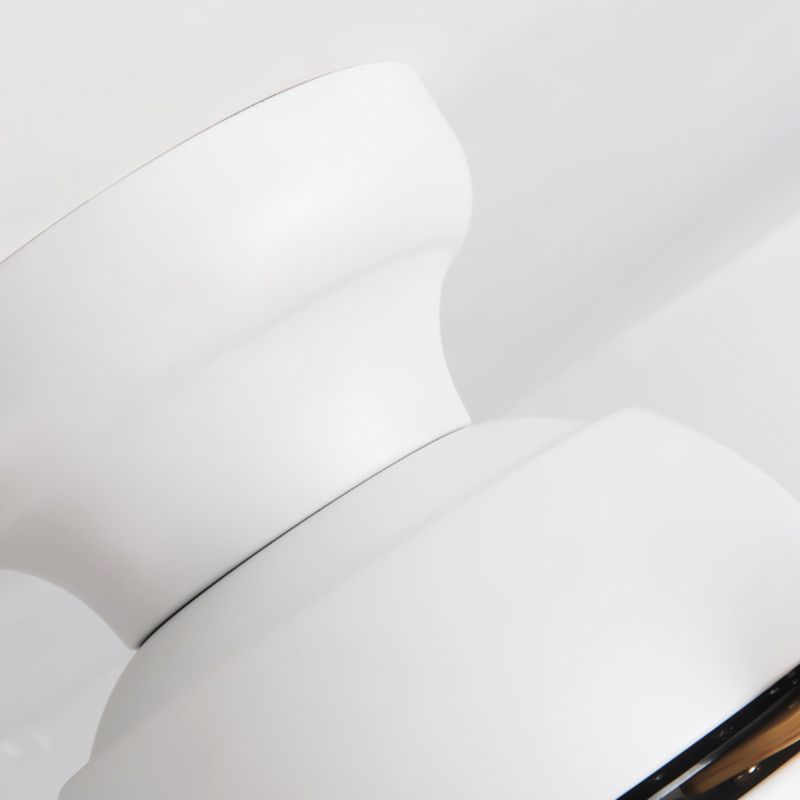 1 illuminazione a ventola leggera Light a soffitto in metallo moderno per camera da letto