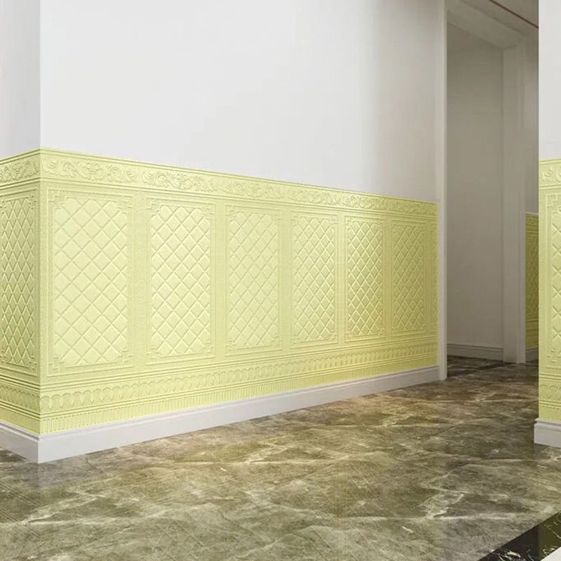 Contemporary Wall Plank 3D Print Bathroom Living Room Wall Panels Set of 10