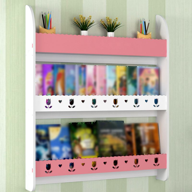 3-Shelf-Holzbücher für zeitgenössische, wandmontierte Bücherregal