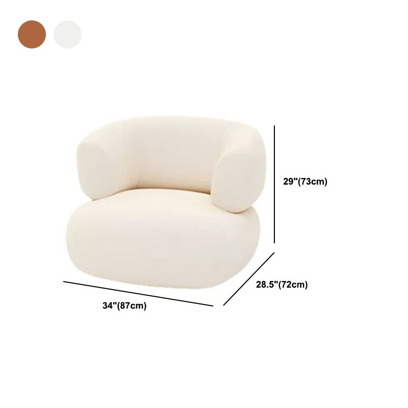 Contemporary Tight Back Sofa Sloped Arm Sofa for Living Room