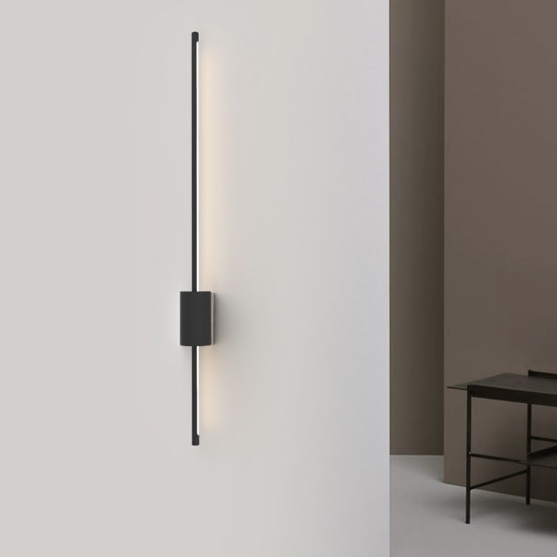 Modern Minimalist Style Linear Sconce Light Fixture Acrylic 1 Light Sconces