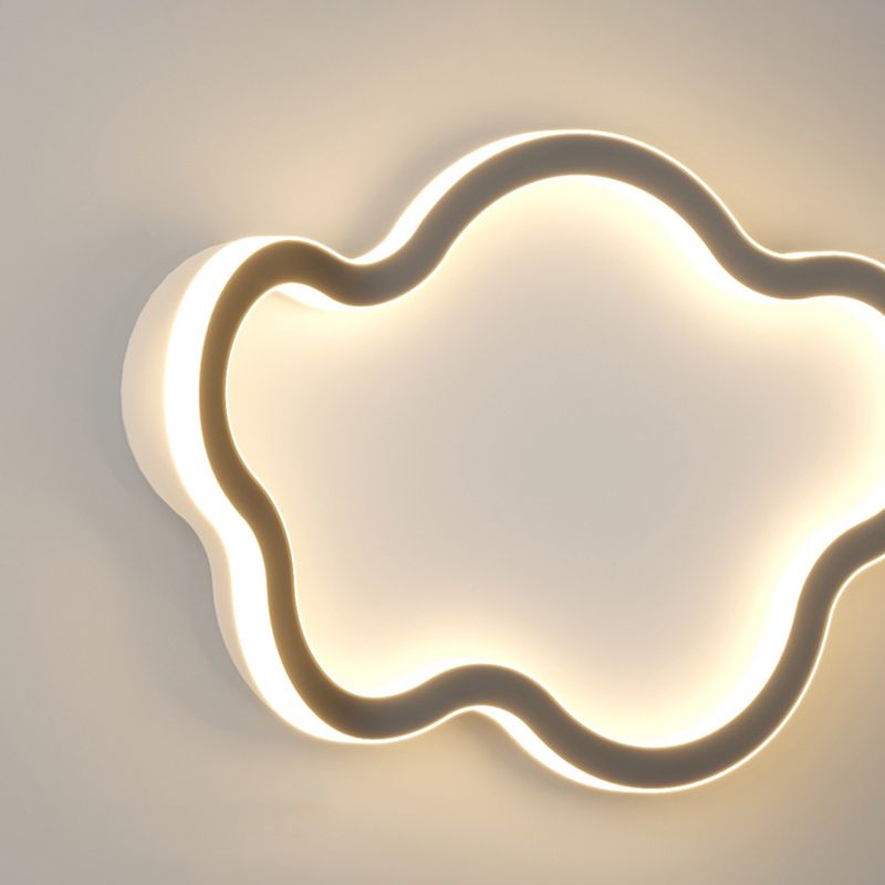 Metal Geometric Shape Wall Mount Lighting Modern 1-Light Wall Mounted Light Fixture