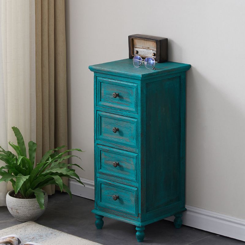 Solid Wood Accent Chest with Drawers Rectangle 13.77" Wide Chest