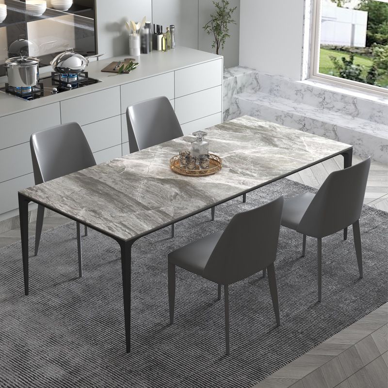 Modern Sintered Stone Dining Table Set 1/2/5/7 Pieces Dining Set for Home