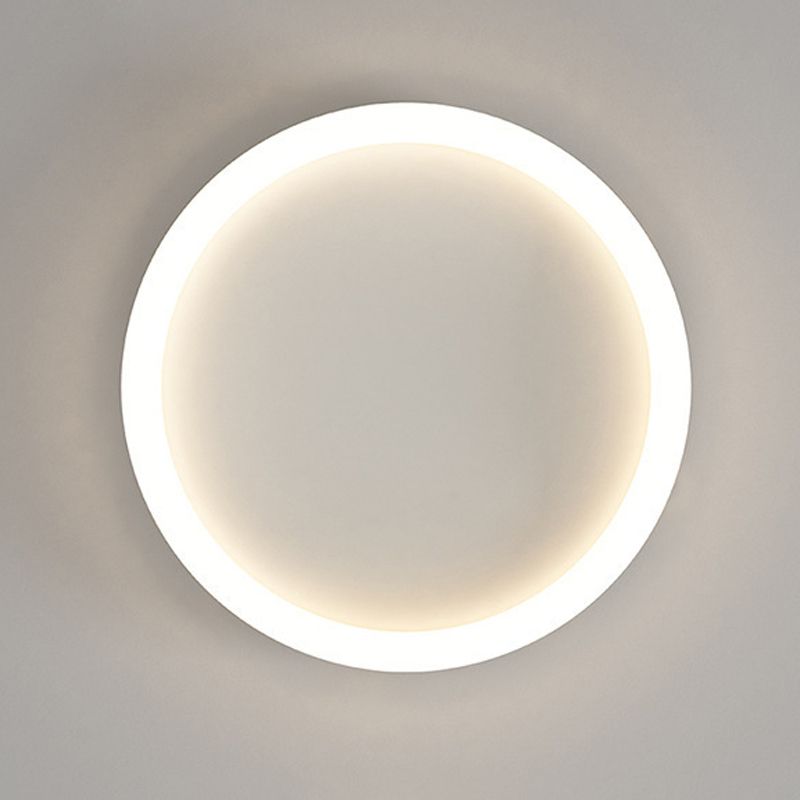 Modern Ceiling Light White LED Flush Mount Lighting for Bedroom
